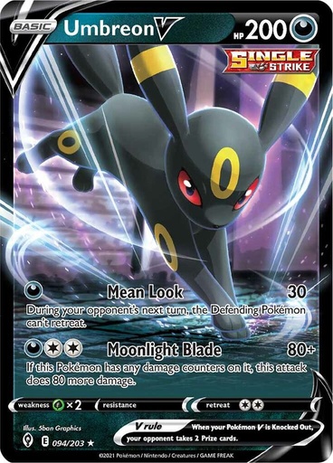 Umbreon V - SWSH07: Evolving Skies 094/203