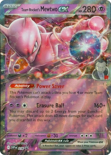 Team Rocket's Mewtwo ex - 216 - SV: Scarlet & Violet Promo Cards (SVP)