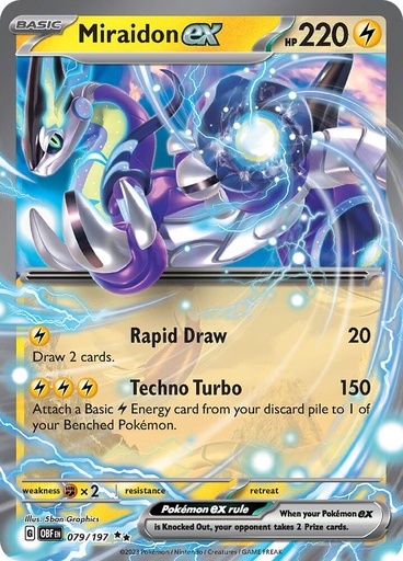 Miraidon ex - SV03: Obsidian Flames 079/197