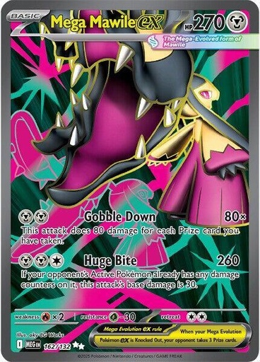 Mega Mawile ex - 162/132 - ME01: Mega Evolution (MEG)