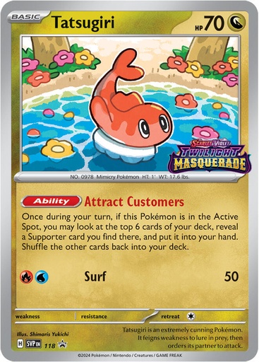 Tatsugiri - 118 - SV: Scarlet & Violet Promo Cards
