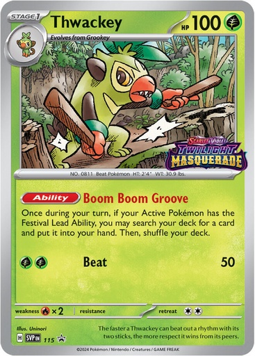 Thwackey - 115 - SV: Scarlet & Violet Promo Cards