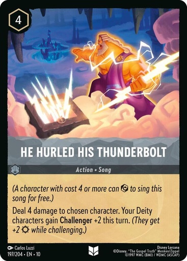 He Hurled His Thunderbolt - Whispers in the Well (10) 