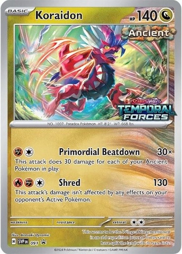 Koraidon - 091 (Prerelease) - SV: Scarlet & Violet Promo Cards