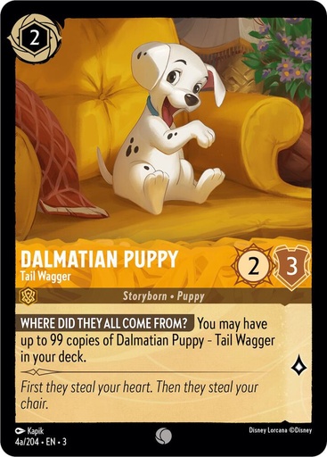 Dalmatian Puppy - Tail Wagger (4a/204) - Into the Inklands (3) 