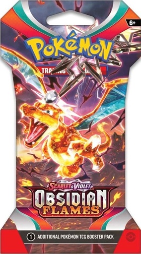 [186-50494] Llamas Obsidianas Sleeved Booster Pack - SV03 (Español)