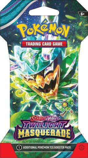 [189-50587] Mascarada Crepuscular Sleeved Booster Pack - SV06: Twilight Masquerade (TWM) (Español)