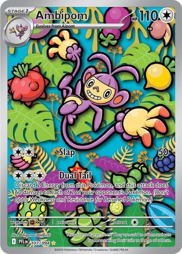 Ambipom - 107/094 - ME02: Phantasmal Flames (PFL)