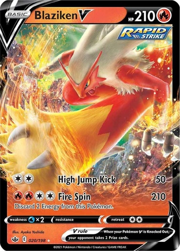 Blaziken V - SWSH06: Chilling Reign 020/198