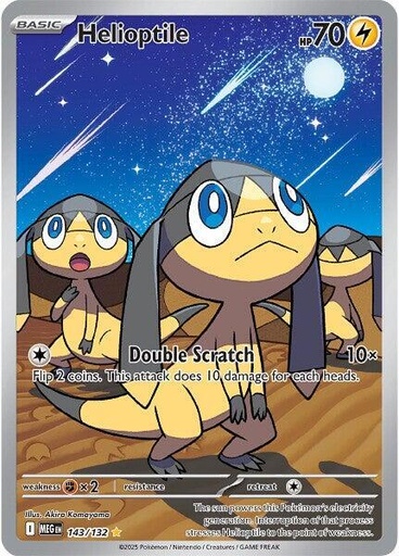 Helioptile - 143/132 - ME01: Mega Evolution (MEG)