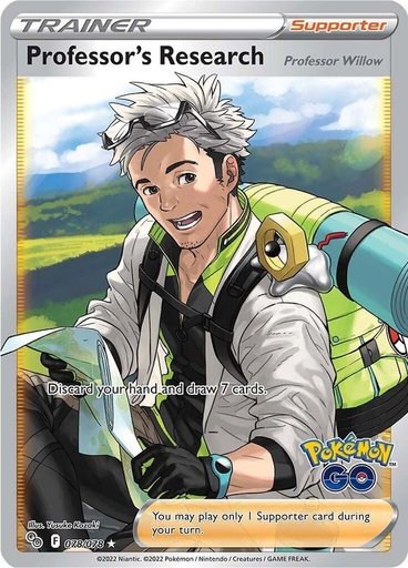 Professor's Research (Full Art) - Pokemon GO (PGO)