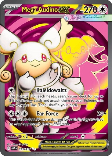 Mega Audino ex - 253/217 - ME: Ascended Heroes (ASC)