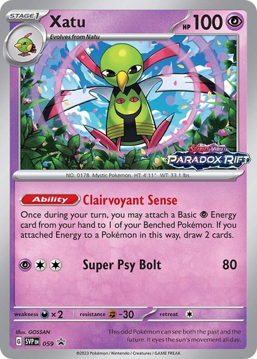 Xatu - 059 (Prerelease) - SV: Scarlet & Violet Promo Cards (SVP)