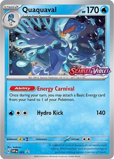 Quaquaval - 005 (Prerelease) - SV: Scarlet & Violet Promo Cards (SVP)