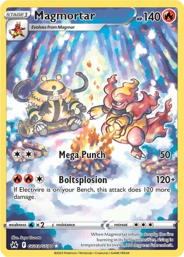 Magmortar - Crown Zenith: Galarian Gallery GG03/GG70