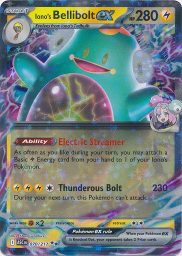 Iono's Bellibolt ex - 070/217 - ME: Ascended Heroes (ASC)