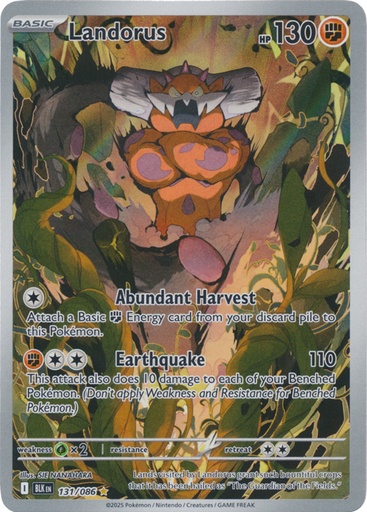 Landorus - 131/086 - SV: Black Bolt (BLK)