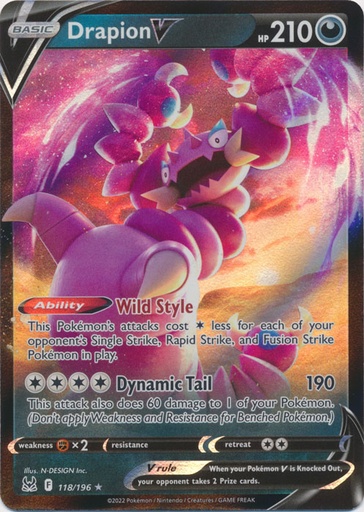 Drapion V - SWSH11: Lost Origin (SWSH11)