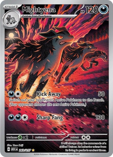 Mightyena - 243/217 - ME: Ascended Heroes (ASC)