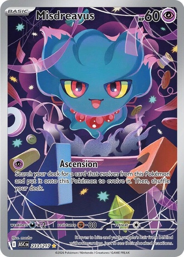 Misdreavus - 233/217 - ME: Ascended Heroes (ASC)