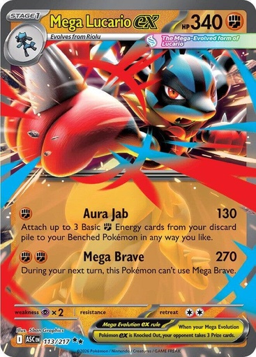 Mega Lucario ex - ME: Ascended Heroes (ASC)