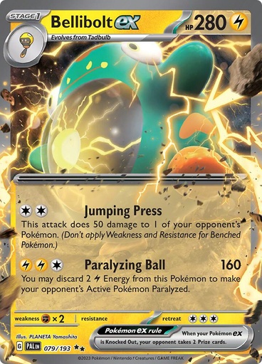 Bellibolt ex - 079/193 - SV02: Paldea Evolved