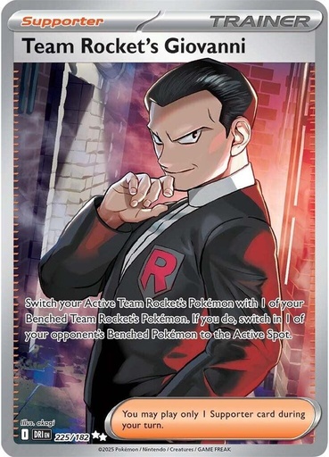 Team Rocket's Giovanni - 225/182 - SV10: Destined Rivals (DRI)