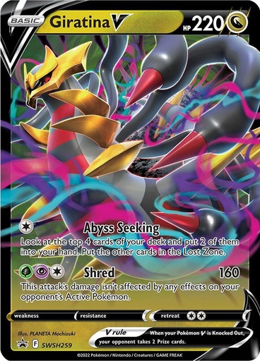 Giratina V - SWSH259 - SWSH: Sword & Shield Promo Cards (SWSD)