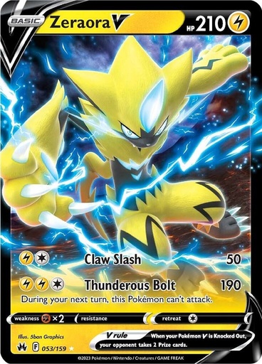 Zeraora V - Crown Zenith 053/159