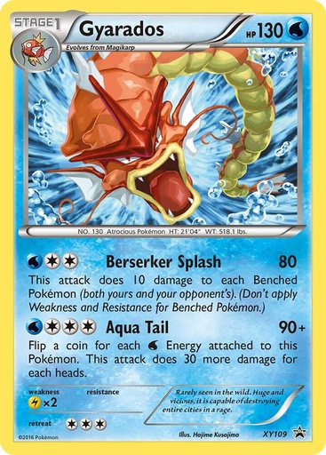 Gyarados - XY109 - XY Promos (PR)