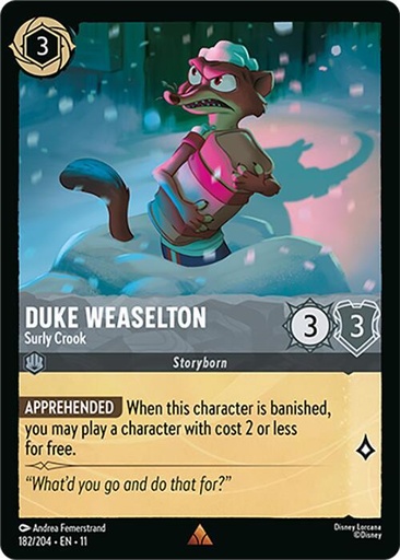 Duke Weaselton - Surly Crook - Winterspell (11) 