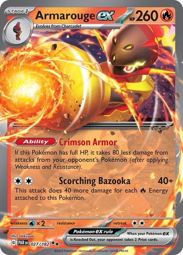 Armarouge ex - SV04: Paradox Rift 027/182