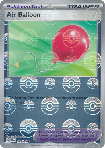 Air Balloon (Poke Ball Pattern) - SV: Black Bolt (BLK)