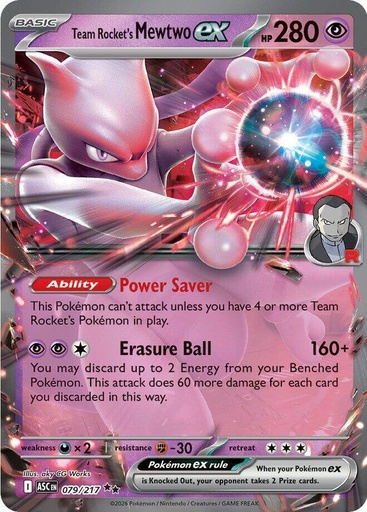 Team Rocket's Mewtwo ex - 079/217 - ME: Ascended Heroes (ASC)