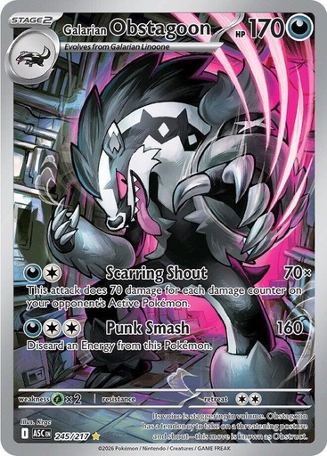 Galarian Obstagoon - 245/217 - ME: Ascended Heroes (ASC)