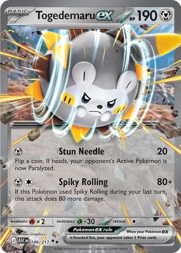 Togedemaru ex - ME: Ascended Heroes (ASC)