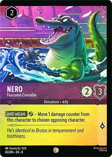Nero - Fearsome Crocodile (Foil) - Reign of Jafar (8) 