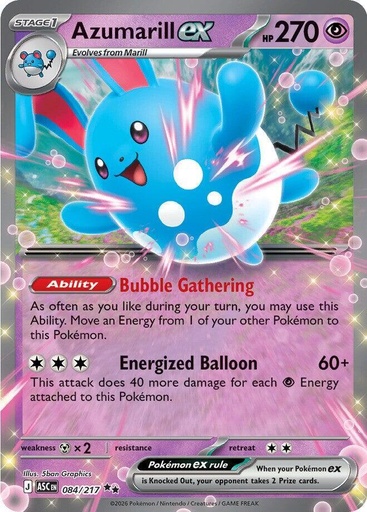 Azumarill ex - ME: Ascended Heroes (ASC)