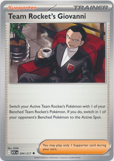 Team Rocket´s Giovanni - 204/217 (ASC)