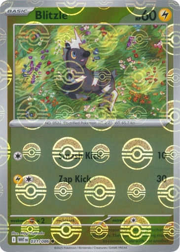 Blitzle (Poke Ball Pattern) - SV: White Flare (WHT)