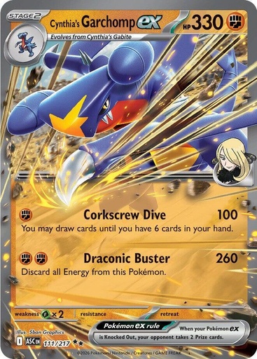 Cynthia's Garchomp ex - ME: Ascended Heroes (ASC)