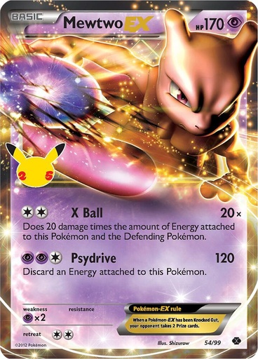 Mewtwo EX - Celebrations: Classic Collection (CCC)