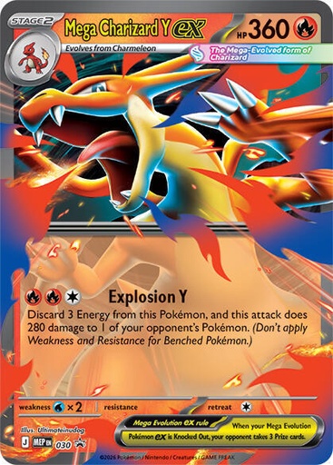 Mega Charizard Y ex - 030 - ME: Mega Evolution Promo (MEP)
