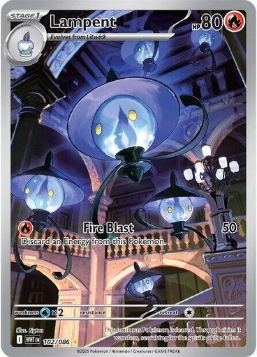 Lampent - 102/086 - SV: White Flare (WHT)