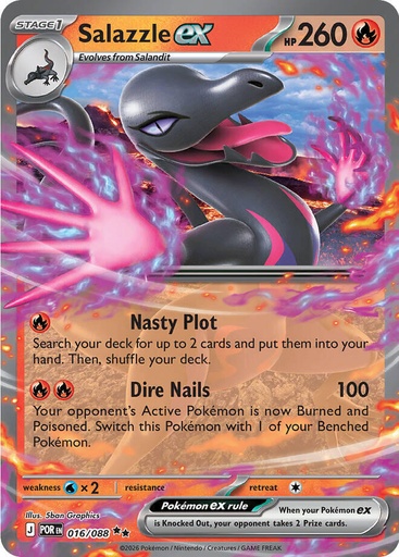 Salazzle ex - 016/088 - ME03: Perfect Order (POR)
