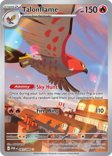 Talonflame - 091/088 - ME03: Perfect Order (POR)