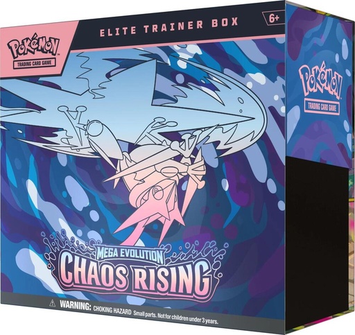 [10-10399-111] Chaos Rising Elite Trainer Box - ME04: Chaos Rising (CRI)(Ingles)