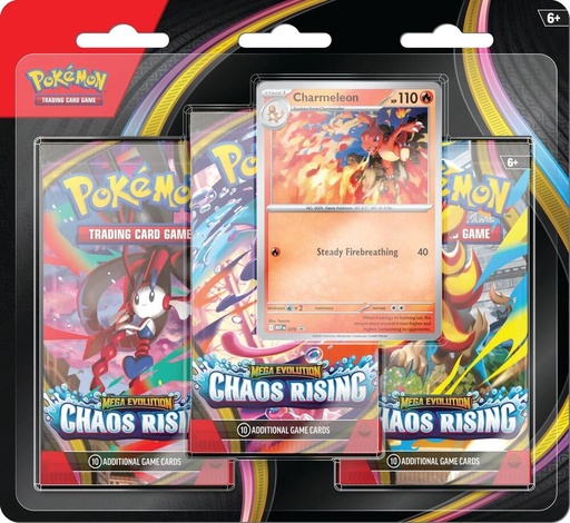 [10-10401-120] Chaos Rising 3 Pack Blister [Charmeleon] - ME04: Chaos Rising (CRI)