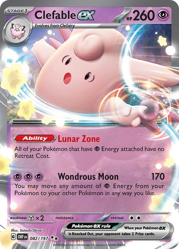 Clefable ex - SV03: Obsidian Flames 082/197
