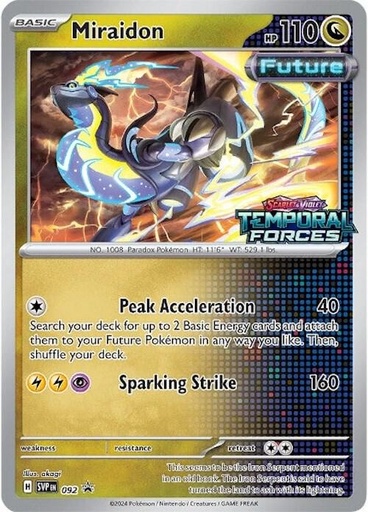 Miraidon - 092 (Prerelease) - SV: Scarlet & Violet Promo Cards